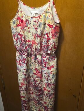 banana republic linen sweetheart long midi dress Banana Republic Women's Sweetheart for sale